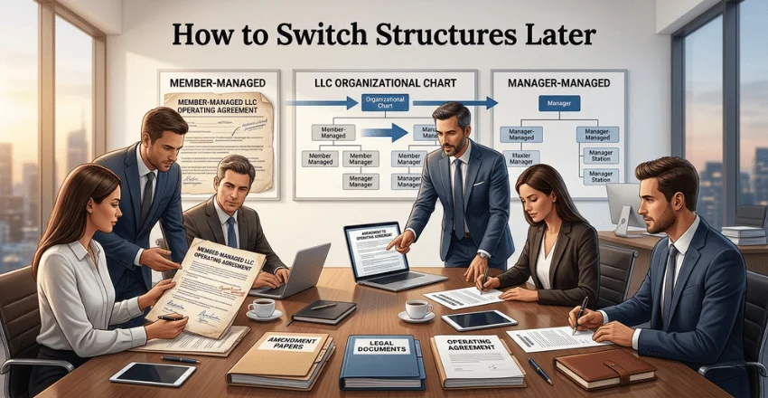 How to switch structures later