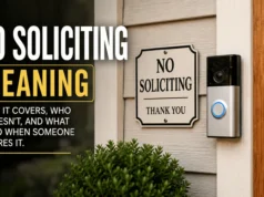 No Soliciting Meaning: A Complete Guide to Signs, Rules, Exceptions, and Enforcement No Soliciting Meaning