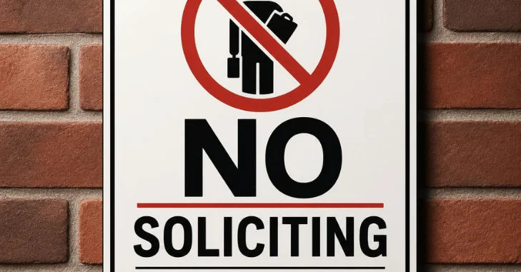 No Soliciting Meaning