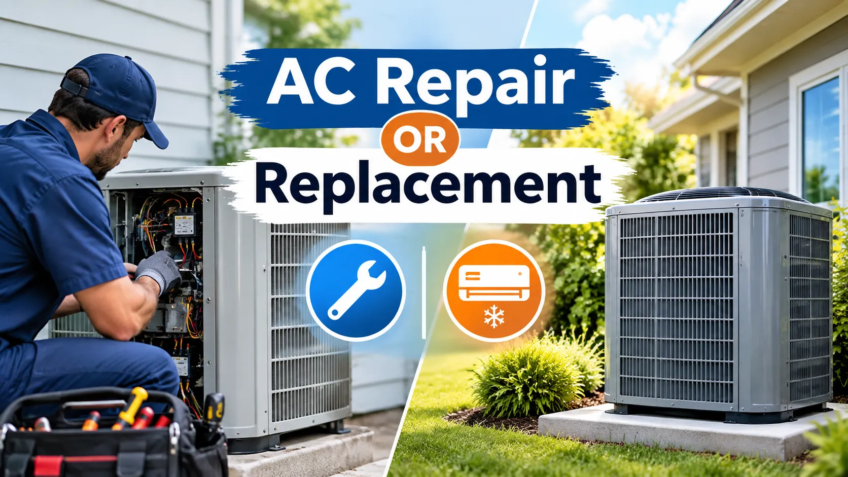 When Should You Repair Or Replace Your Home Air Conditioning System? Air Conditioning Repair